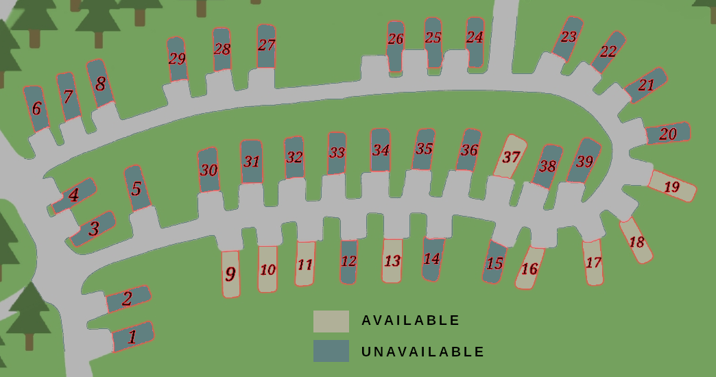 Campsites Map
